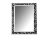 Зеркало Атолл Валенсия bianco (черная патина)