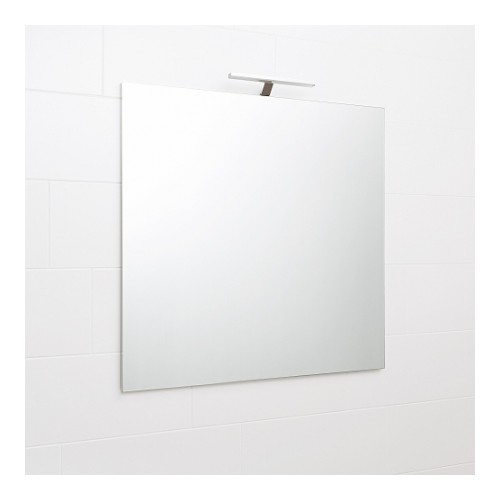 Зеркало Ido (800x900x20) плоское с встроенными лам